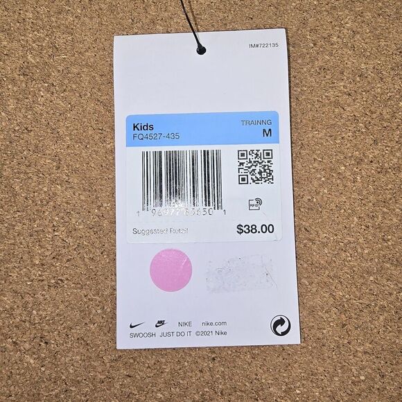 New Nike Kids Dri-FIT Girls Boys High Rise Shorts Youth Medium Lined Running C10 - Picture 3 of 8